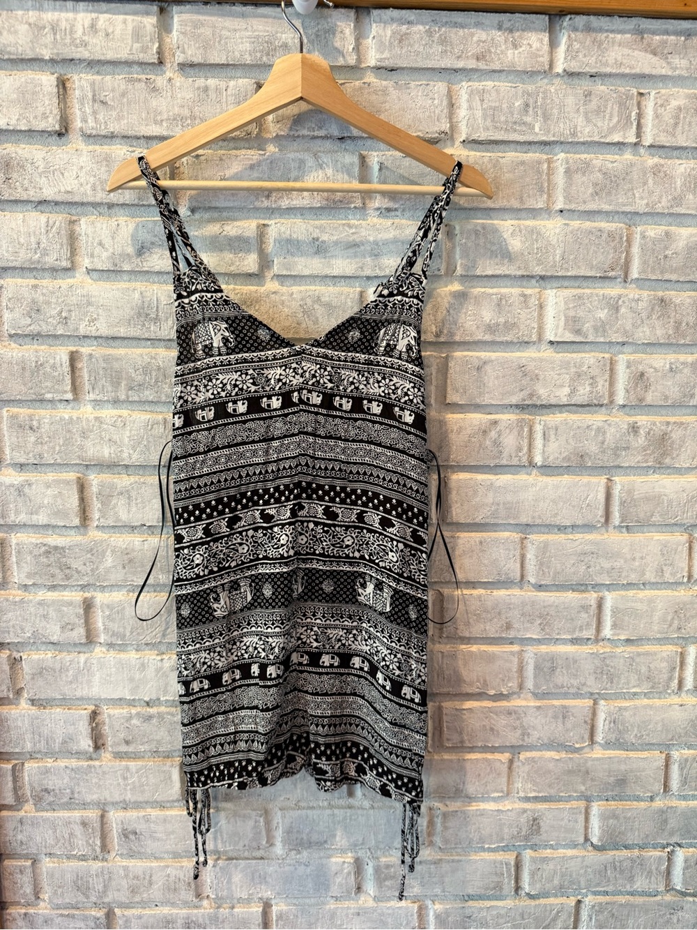 freebird Black & White Printed romper
